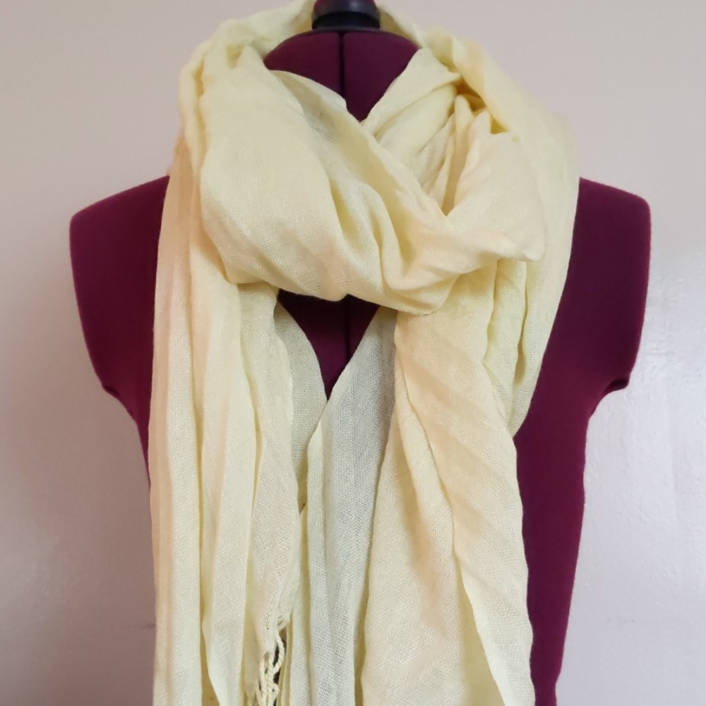 Butter Yellow Scarf